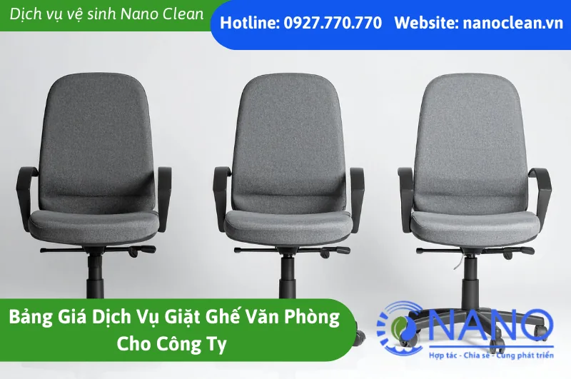 Bảng Giá Dịch Vụ Giặt Ghế Văn Phòng Cho Công Ty