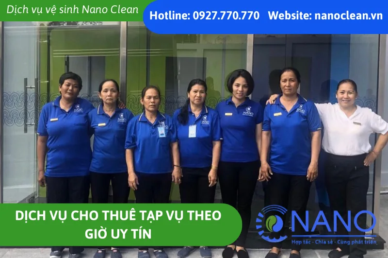 Dịch Vụ Cho Thuê Tạp Vụ Theo Giờ Uy Tín