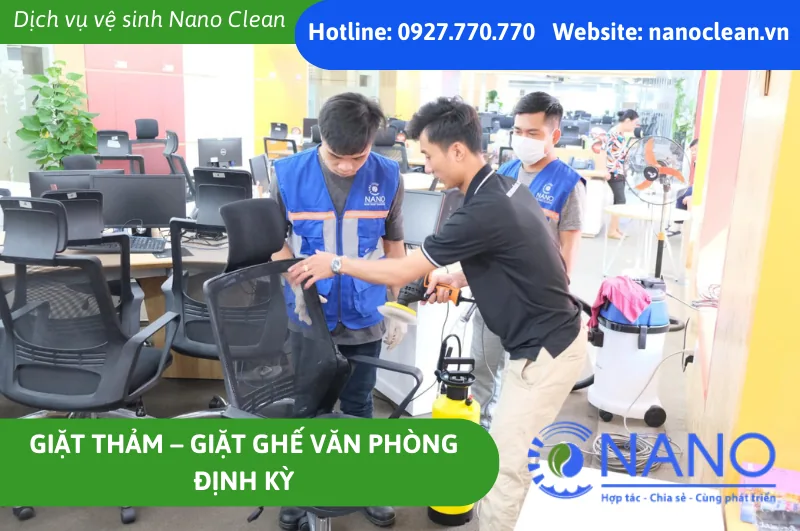Giặt Thảm – Giặt Ghế Văn Phòng Định Kỳ Cho Doanh Nghiệp