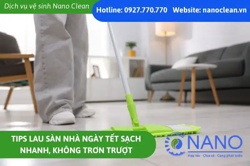 Mở Cửa Hoặc Bật Quạt Sau Khi Lau