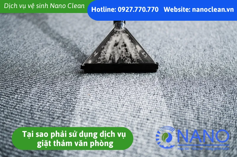 Tại sao phải sử dụng dịch vụ giặt thảm văn phòng