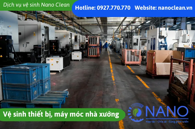 Vệ Sinh Thiết Bị, Máy Móc Nhà Xưởng