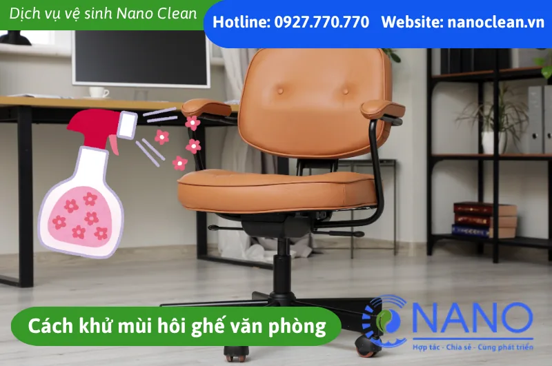 Cách khử mùi hôi ghế văn phòng