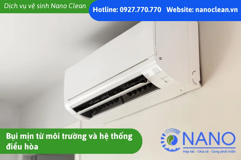 Vệ sinh máy lạnh để kiểm soát bụi bẩn trong văn phòng