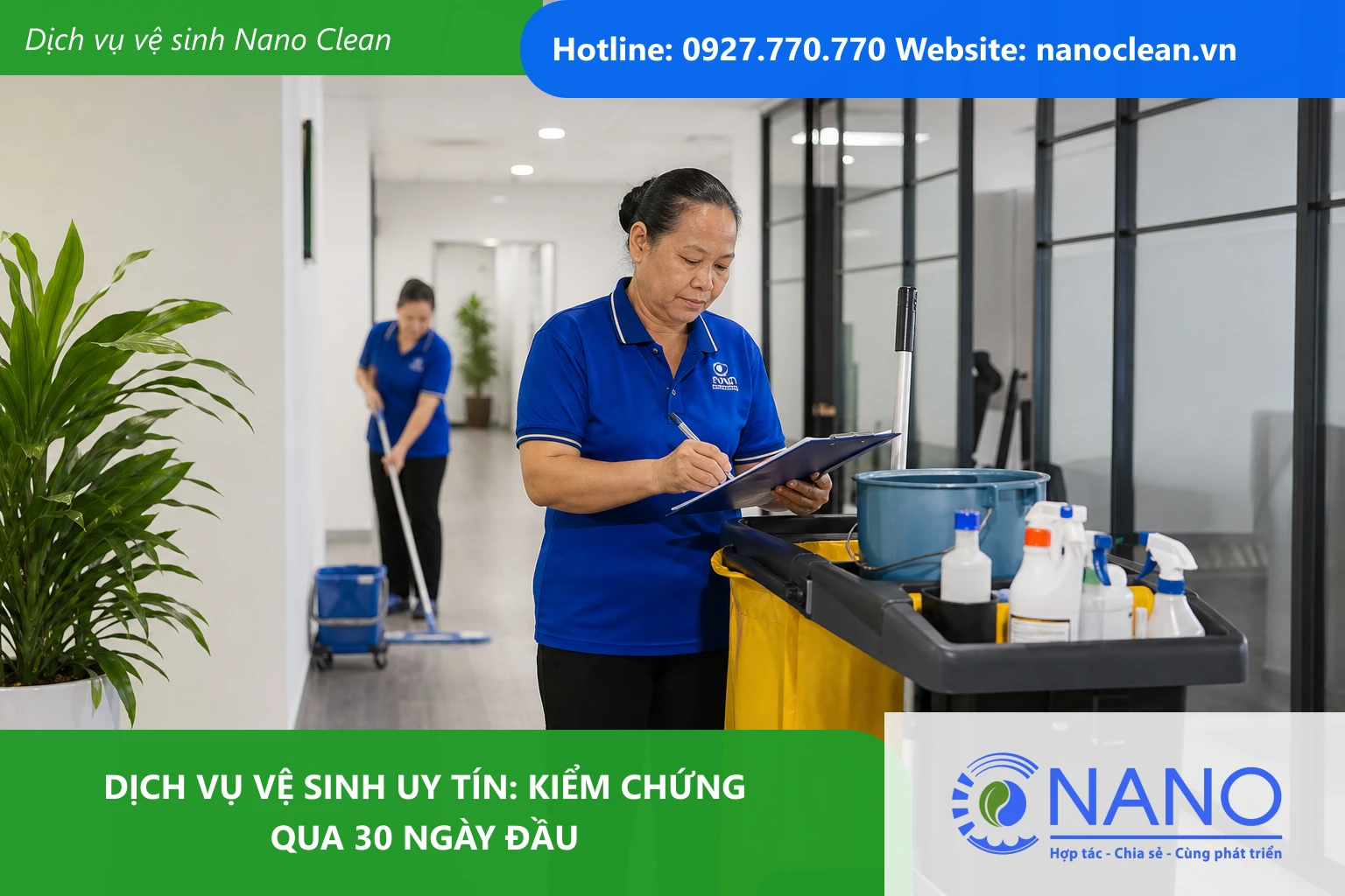 Ảnh đại diện cho bài Dịch vụ vệ sinh uy tín: kiểm chứng qua 30 ngày đầu