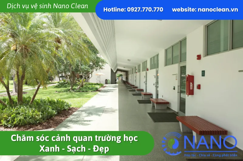 Chăm Sóc Cảnh Quan Trường Học Xanh - Sạch - Đẹp Chăm Sóc Cảnh Quan Trường Học Xanh - Sạch - Đẹp