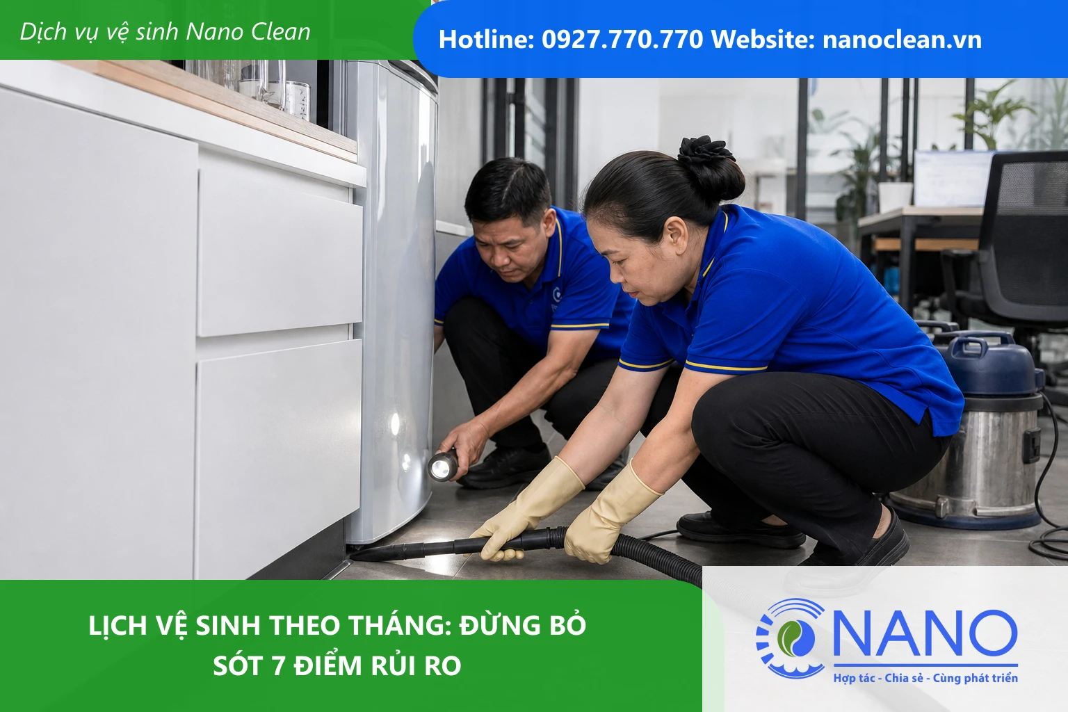 Ảnh đại diện cho bài Lịch vệ sinh theo tháng: Đừng bỏ sót 7 điểm rủi ro