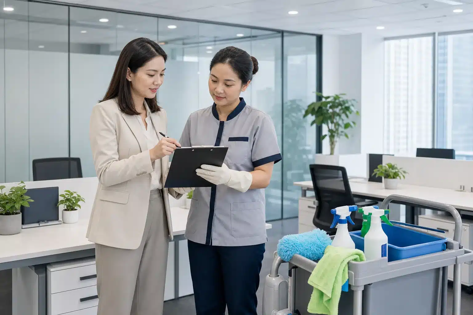 Thuê vệ sinh văn phòng tiết kiệm chi phí