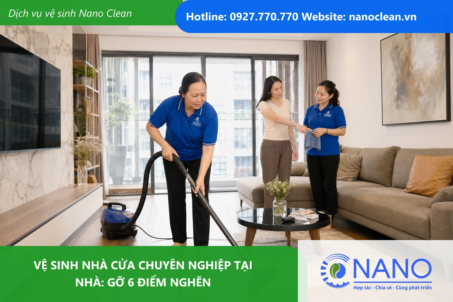 Ảnh đại diện cho bài Vệ sinh nhà cửa chuyên nghiệp tại nhà: gỡ 6 điểm nghẽn