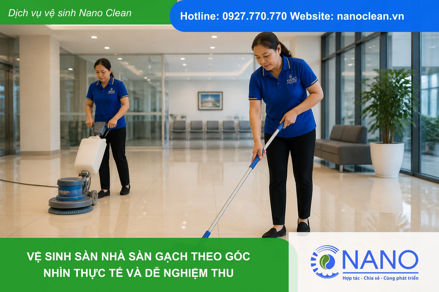 vệ sinh sàn nhà sàn gạch